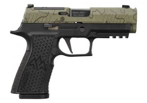 SIG SAUER P320 XTEN CARRY COMP 10MM PSTL MOSS GREEN TOPO/BLACK 2-15RD