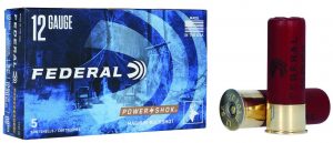 FEDERAL 12GA 2-3/4" MAG. 12 PELLETS-00 BUCK 5 RD/BX 50 BX/CS