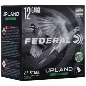 FEDERAL 12GA 2-3/4" 1  OZ 6 UPLAND STEEL 25 RD/BX 10 BX/CS