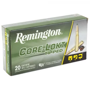 REMINGTON RT308WC 308 WIN 180GR CORE-LOKT TIPPED 20 RD/BX 10 BX/CS