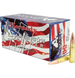 HORNADY AMERICAN GUNNER 300 BLACKOUT 125GR HP 50RD BX 500RD CASE