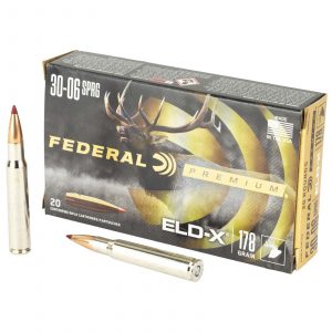 FEDERAL 30-06 SPRGFLD 178 GR ELD-X 20 RD/BX 10 BX/CS