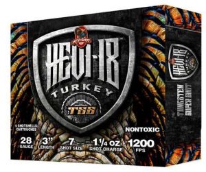 HEVI-SHOT HEVI-18 TSS TURKEY 28GA 3IN 1-1/4OZ #7 5 RD/BX 10 BX/CS