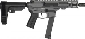 CMMG Banshee MkGs Pistol - Tungsten | 9mm | 5" Barrel | 4" M-LOK Handguard | SBA3 Arm Brace