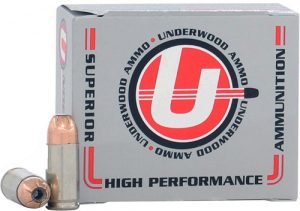 UNDERWOOD 9MM LUGER +P+ 115GR - JHP 20RD 10BX/CS