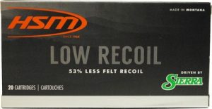 HSM LOW RECOIL 243 WIN 85GR - SBT 20RD 25BX/CS