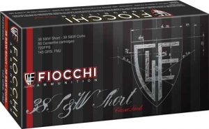 FIOCCHI 38 S&W SHORT 145GR FMJ - 50RD 20BX/CS