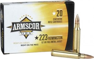 ARMSCOR 223 REM 62GR FMJ - 20RD 50BX/CS
