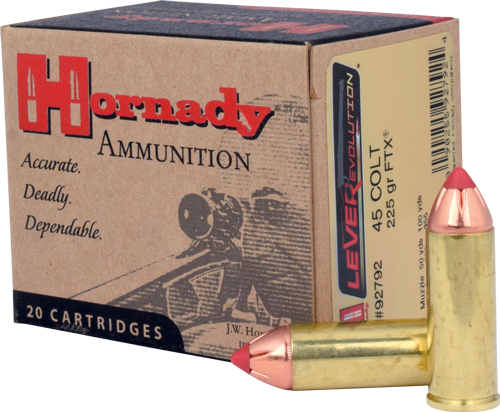 HORNADY LEVEREVOLUTION 45 LC - 225GR FTX 20RD 10BX/CS