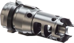 LANTAC DRAGON MUZZLE BRAKE 9MM - 1/2-28 DEAD AIR KEYMO WOLFMAN