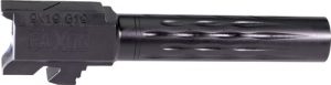 FAXON FITS GLOCK 19 BARREL 9MM - FLAME FLUTED NON THREADED BLK