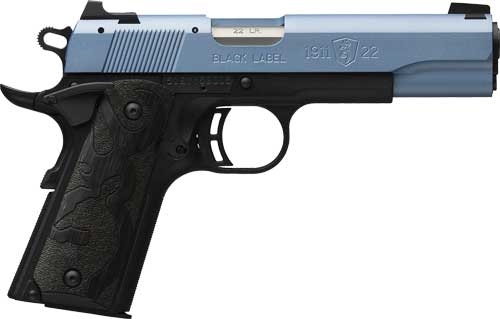 BROWNING 1911-22 BLACK LABEL - 22LR 4.25" FS POLAR BLUE