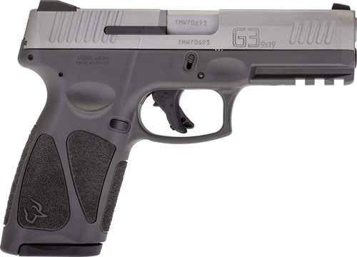 TAURUS G3 9MM 17-SHOT 3-DOT - ADJ. GREY/SS POLYMER