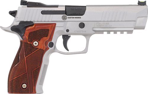 SIG P226 XFIVE 9MM CLASSIC 5" - SAO ADJ SGHT (3)20RD WOOD S/S