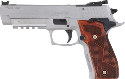 SIG P226 XFIVE 9MM CLASSIC 5" - SAO ADJ SGHT (3)20RD WOOD S/S - Image 2