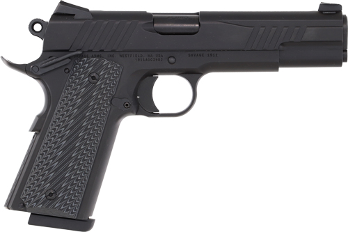 SAVAGE 1911 45ACP 5" BLACK - ADJ REAR SIGHT 8RD G10 GRIP