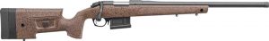 BERGARA B14 HMR 22-250 24" - BLACK CERA/BROWN MINI CHASSIS