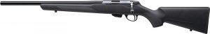 TIKKA T1X LEFT HAND 17HMR 16" - THREADED BLUED/BLACK SYNTH