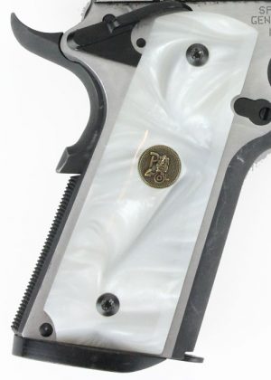 PACHMAYR GRIPS 1911 FULL SIZE - WHITE PEARL SMOOTH