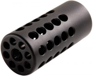 TACSOL COMPENSATOR 1" 22LR - 1/2X28 TPI MATTE BLACK