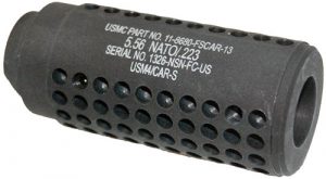 GUNTEC AR15 FAKE SUPPRESSOR - SOCOM MINI 1/2X28 TPI BLACK