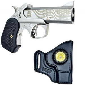 Bond Arms DT47 Limited Edition "Trump" Handgun .45 Colt/410ga 2rd Capacity 4.25" Engraved Barrel Satin Finish w/Holster