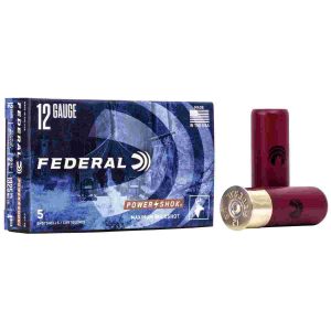 Federal Power-Shok Buckshot 12 ga 2 3/4" MAX 27 plts #4B 1325 fps - 5/box