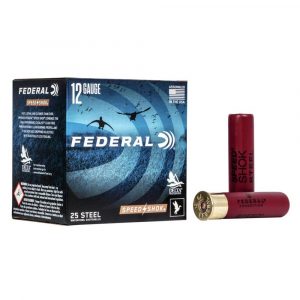 FEDERAL SPEED-SHOK HIGH VELOCITY STEEL 12GA 3-1/2" 1-3/8OZ BBB AMMO 25RD
