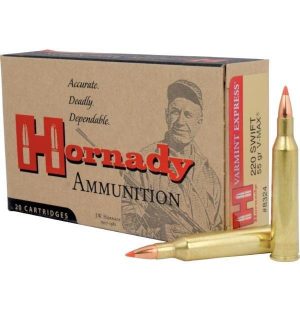 Hornady Varmint Express Rifle  Ammunition .220 Swift 55 gr V-MAX 3253 fps - 20/box