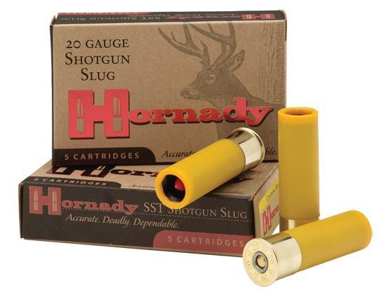 Hornady SST Slug 20 ga 2 3/4" 250 gr Slug 1800 fps 5/ct