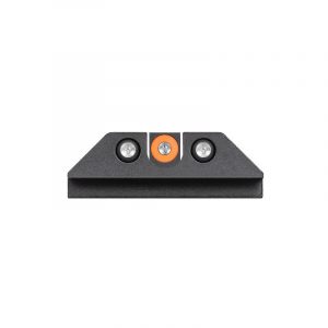 Night Fision Tritium Night Sight Set Orange Front Black U-Notch Back for Glock