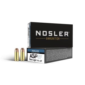 Nosler ASP Handgun Ammunition 9mm Luger 147gr JHP 950 fps 50/ct