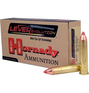 HORNADY LEVERREVOLUTION 45-70 GOVT 325GR FTX 20RD BX 200RD CASE