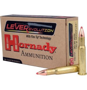 HORNADY LEVERREVOLUTION 30-30 WIN 140 GR FTX 20RD BX 200RD CASE