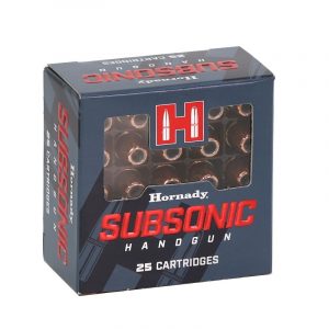 HORNADY SUBSONIC 9MM 147G XTP SUBSONIC 25RD BX 250RD CASE