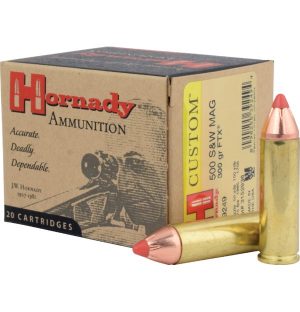 HORNADY CUSTOM 500S&W 300GR FTX 20RD BX 200RD CASE