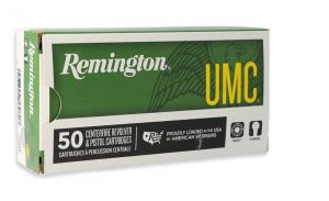 REMINGTON 40 S&W 165GR FMJ UMC 50 RND PK 50 RD/BX 10 BX/CS