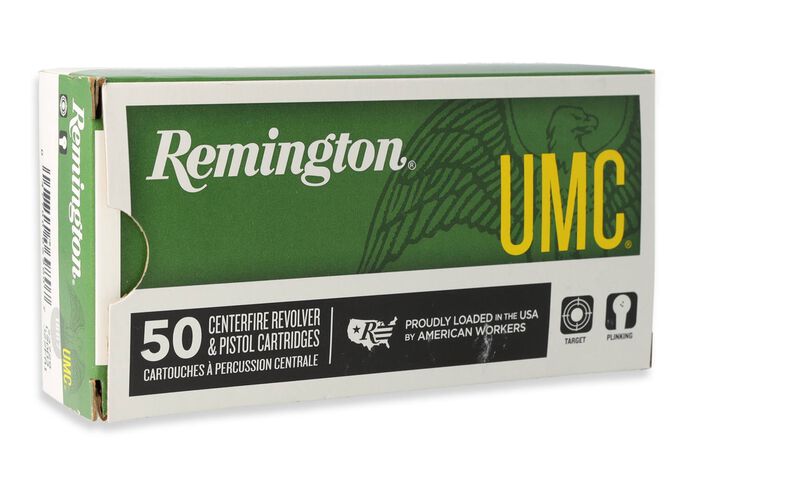 REMINGTON 40 S&W 165GR FMJ UMC 50 RND PK 50 RD/BX 10 BX/CS