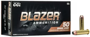 CCI 357 MAG 158 JHP BLAZER BRASS 50 RD/BX 20 BX/CS
