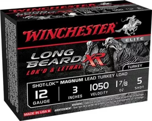 WINCHESTER LONGBEARD XR MAGNUM 12GA 3" 1-7/8OZ #5 10RD BX 100RD CASE