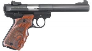 RUGER MKIV TARGET 22LR 5.5" BL/WD