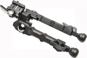 ACCU-TAC BIPOD BOLT RIFLE BR4 - 5.3"-6.75" ALUMINUM FLAT GEN2