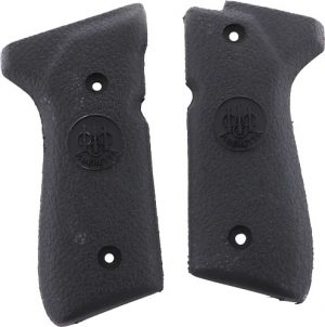 BERETTA GRIPS 92/96 SERIES - RUBBER SMOOTH BLACK