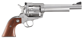 RUGER BLACKHAWK 357MAG 6.5" - AS S/S HARDWOOD