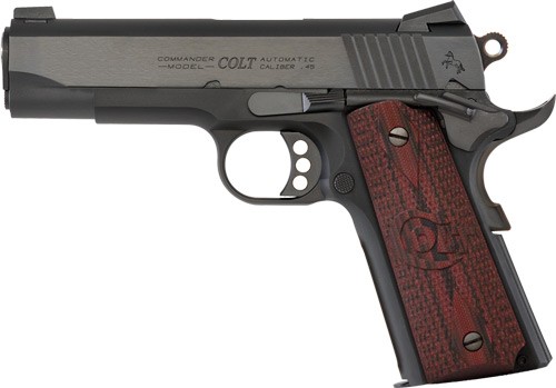 COLT LIGHTWEIGHT COMMANDER 9MM - 4.25" 8RD ANODIZE BLUED