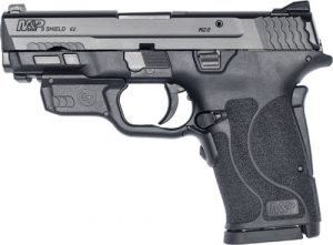 S&W SHIELD M2.0 M&P 9MM EZ - BLACK NO SAFETY RED LASER