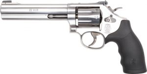 S&W 648 22WMR 6" PATRIDGE FS - STAINLESS STEEL SYNTHETIC GRIP