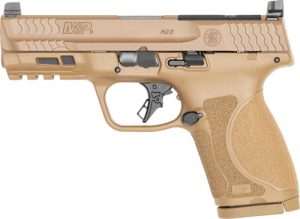 S&W M&P9 M2.0 COMPACT 9MM 4" - 15-SH OPTICS READY NO SFTY FDE