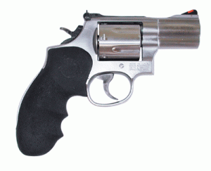 S&W 686PLUS 357MAG 2.5" AS - 7-SHOT STAINLESS RUBBER