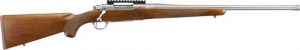 RUGER HAWKEYE HUNTER 6.5CM - STAINLESS WALNUT THREADED